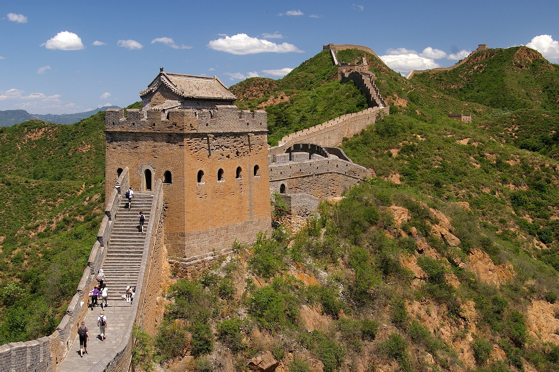 Walkers on the Great Wall