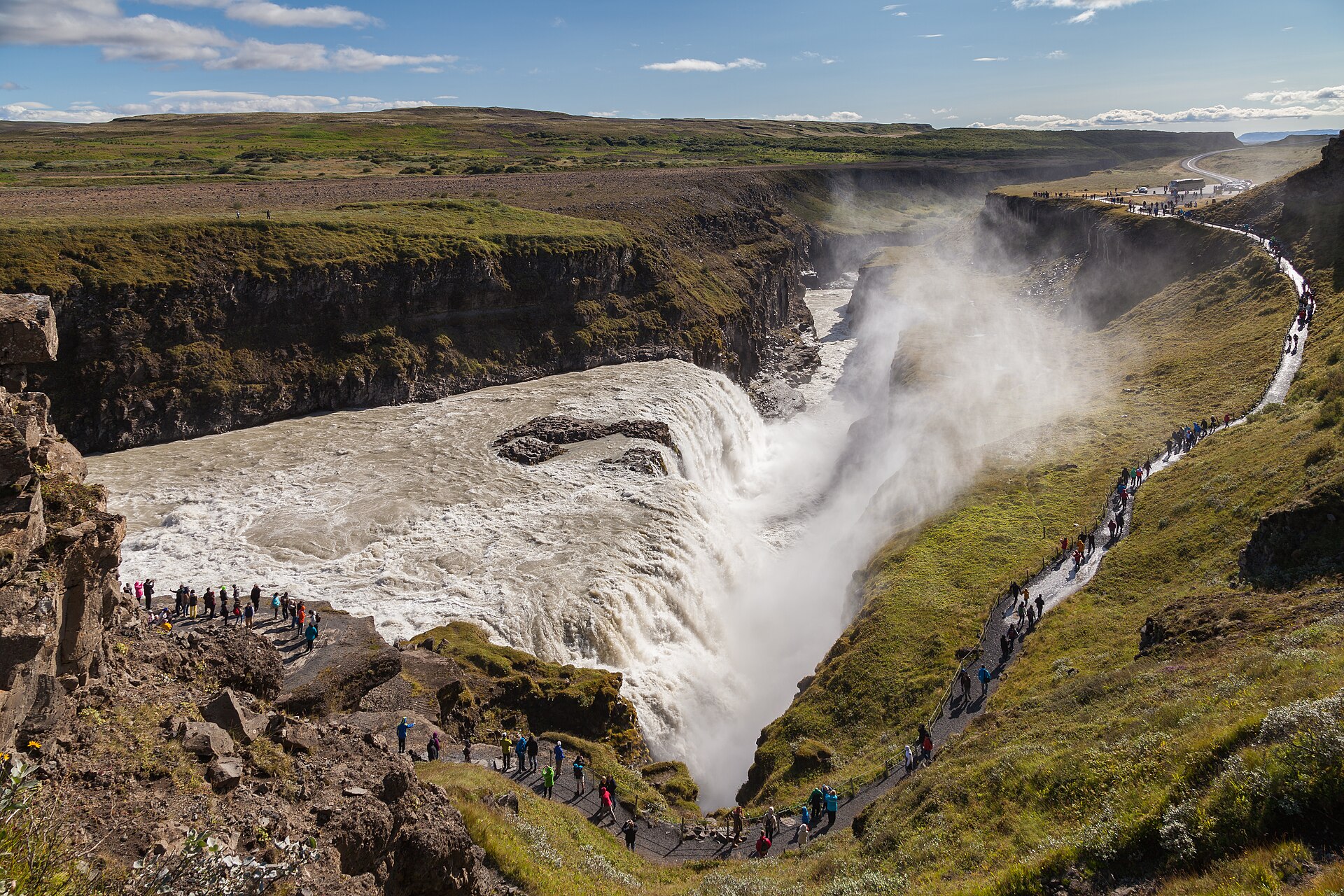 Gullfoss waterfall